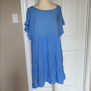 Ee:some Elegant Blue Women's Dress